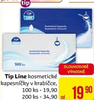 Papírové kapesníčky 2vrstvé Tip Line