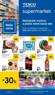 akční leták Tesco 26.6.2019-2.7.2019