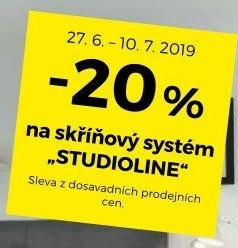 -20% na skříňový systém Studioline