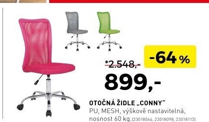 Otočná židle Conny