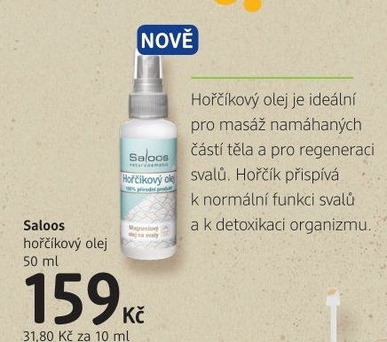 Olej hořčíkový Saloos