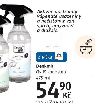 Čistič koupelen Denkmit