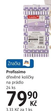 Kolíčky na prádlo Profissimo