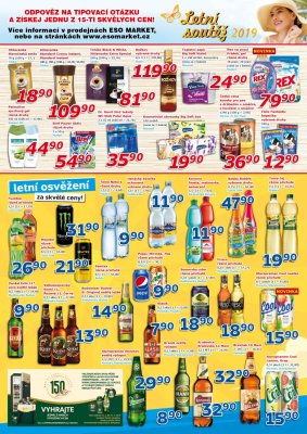 akční leták ESO MARKET 3.7.2019-14.7.2019