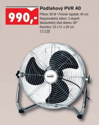 Podlahový ventilátor PVR 40 Home