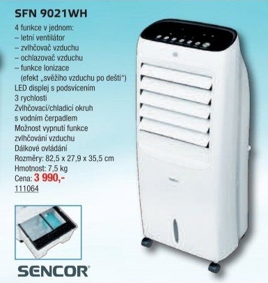 Ochlazovač vzduchu Sencor SFN 9021WH