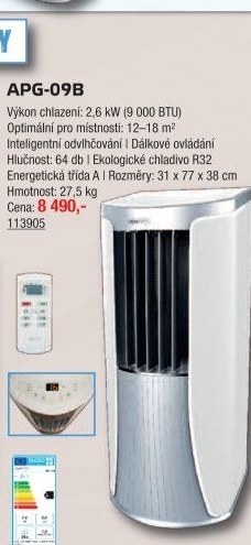 Mobilní klimatizace Coolexpert APG-09B