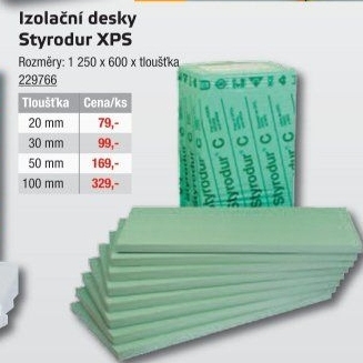 Extrudovaný polystyren Isover Styrodur