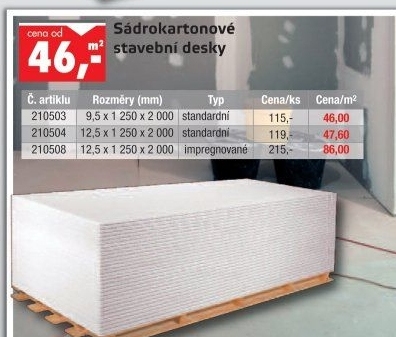 Sádrokartonová deska