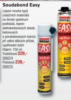 Pěna Soudabond Easy Soudal