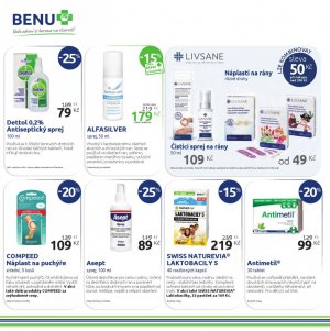 akční leták BENU Lékárna 1.7.2019-31.8.2019