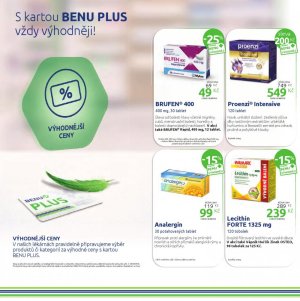 akční leták BENU Lékárna 1.7.2019-31.8.2019