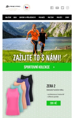 akční leták ALPINE PRO 1.7.2019-8.7.2019
