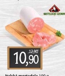 Salám Mortadella italská Kostelecké uzeniny