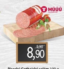 Salám Gothaj Maso uzeniny Písek