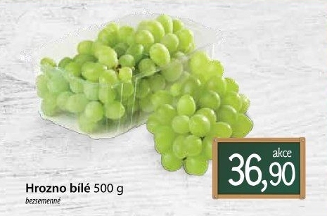 Hrozny bílé bezsemenné