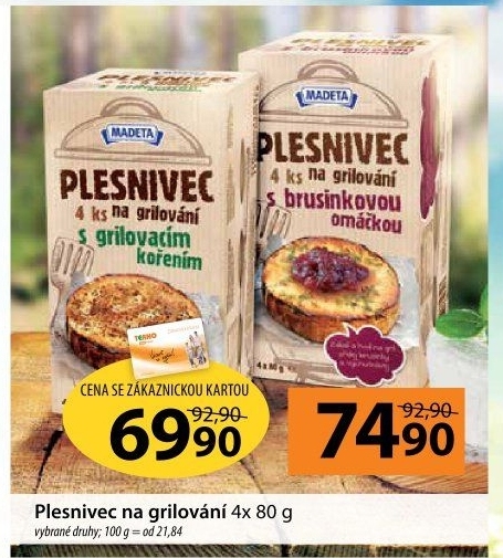 Sýr Plesnivec na gril Madeta