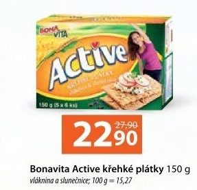 Plátky křehké Active Bonavita