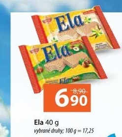 Oplatky Ela Dia Sedita