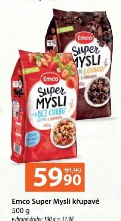 Müsli Super Mysli Emco
