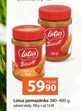 Karamelová pomazánka Lotus