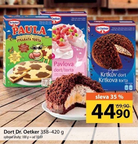 Směs na dort Dr. Oetker
