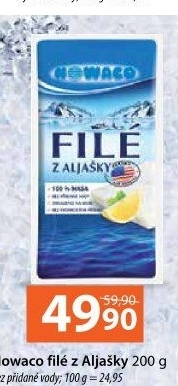 Filé z Aljašky mražené Nowaco