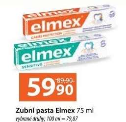 Pasty na zuby Elmex