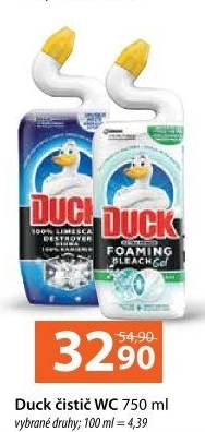 Gelový čistič WC Duck