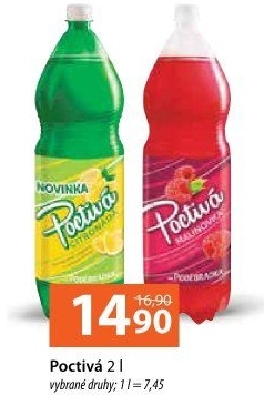 Limonáda Poctivá Poděbradka