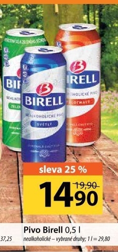 Nealkoholické pivo Birell