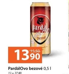 Pivo ochucené bezové Pardálovo