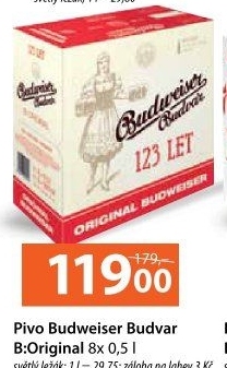 Pivo světlý ležák B: Original Budweiser Budvar