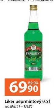 Likér Peprmint Fruko Schulz