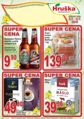 akční leták Hruška 2.7.2019-8.7.2019
