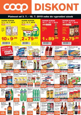akční leták COOP 3.7.2019-16.7.2019