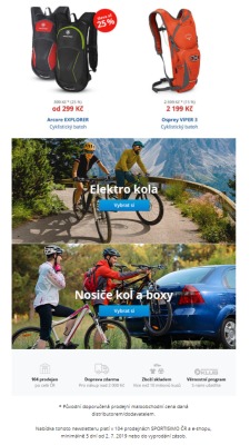 akční leták Sportisimo 2.7.2019-8.7.2019