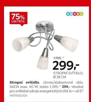 SVÍTIDLO STROPNÍ
