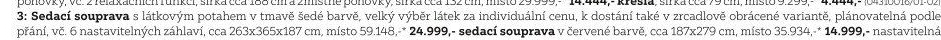 SEDACÍ SOUPRAVA