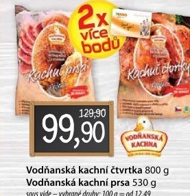 Kachní čtvrtky Sous vide Vodňanská kachna