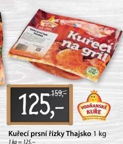 Kuřecí prsní řízky marinované Thajsko Vodňanské kuře