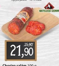 Salám Chorizo Premium Kostelecké uzeniny