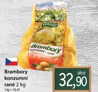 Brambory konzumní rané