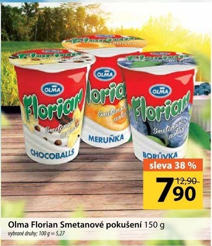 Jogurt smetanové pokušení Florian Olma