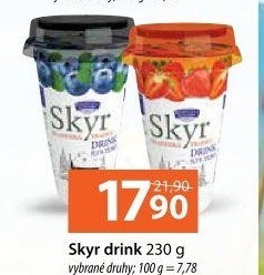 Jogurtový drink Skyr Bohušovická mlékárna