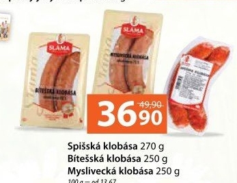 Spišská klobása Sláma