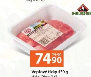 Řízky vepřové Kostelecké uzeniny