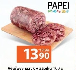 Vepřový jazyk v aspiku Lahůdky Papei