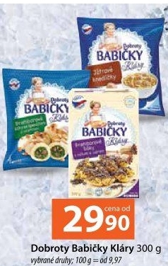 Hotová jídla mražená Dobroty babičky Kláry