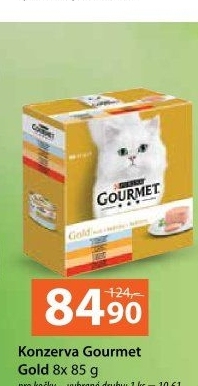 Konzerva pro kočky Gold Gourmet Purina